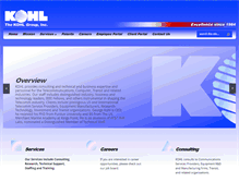 Tablet Screenshot of kohlgroup.com